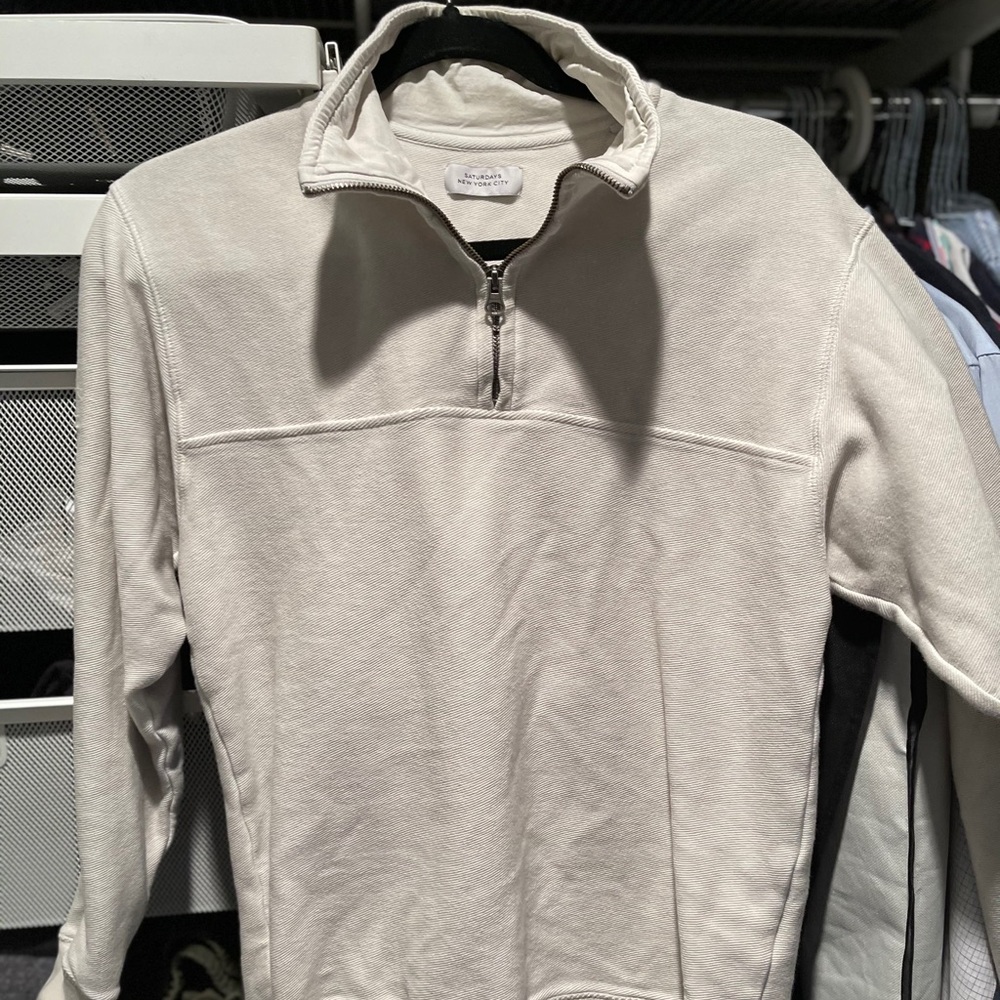 Saturdays New York City PULLOVER SWEATSHIRT size S